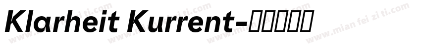 Klarheit Kurrent字体转换